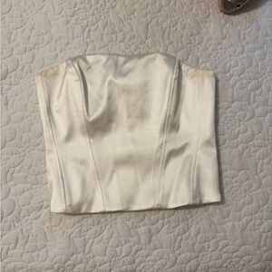 Wilfred Cream Satin Top